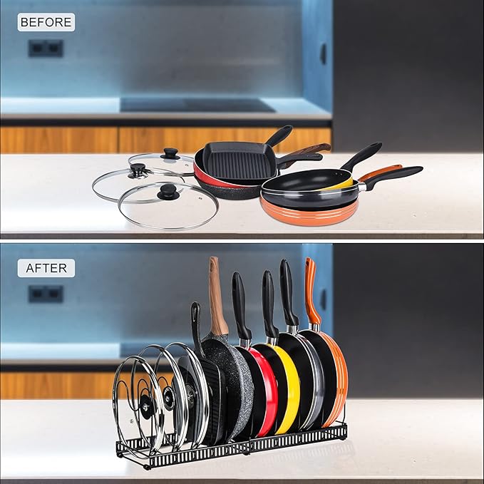 Toplife Pots and Pans Organizer Rack - Image 3