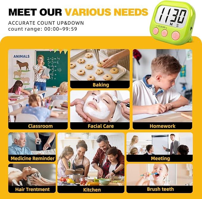 Classroom Timers for Teachers Kids Large Magnetic Digital Timer Teacher - Image 6