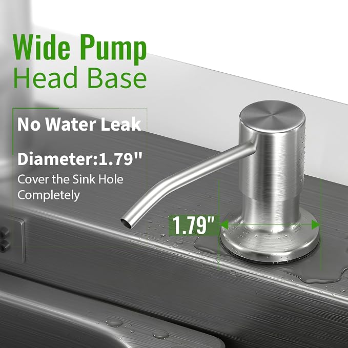 Kitchen Sink Soap Dispenser, Built in SoapDispenser, Counter Lotion Dispenser - Image 7