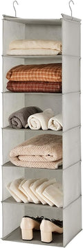 MAX Houser 6 Tier Shelf Hanging Closet Organizer, Closet Hanging Shelf by MAXHouser