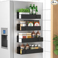 HuggieGems 4 Pack Magnetic Spice Storage Rack Organizer by HuggieGems