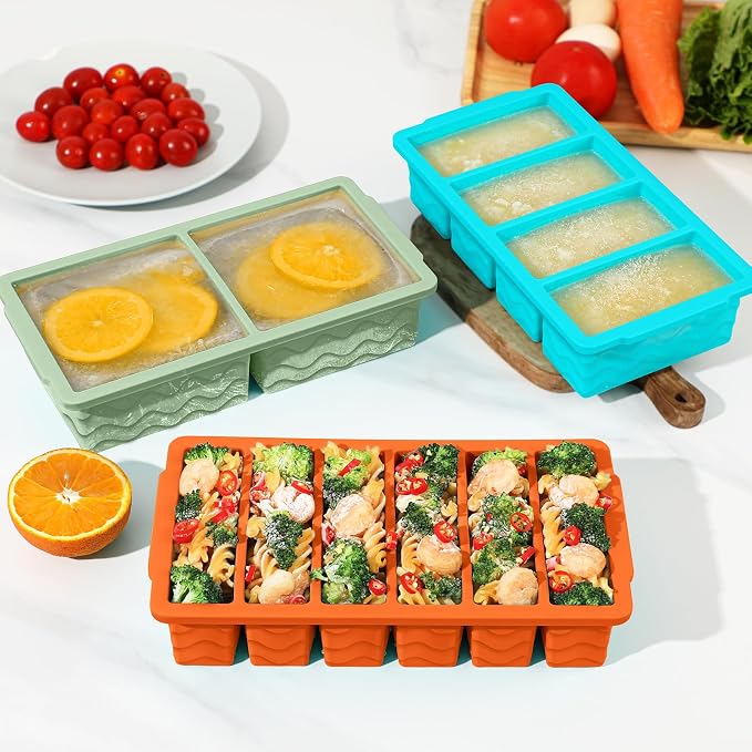 Doasuwish 3-Pack Silicone Freezer Trays - Image 2