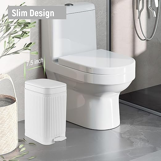 rejomiik Small Bathroom Trash Can - Image 2