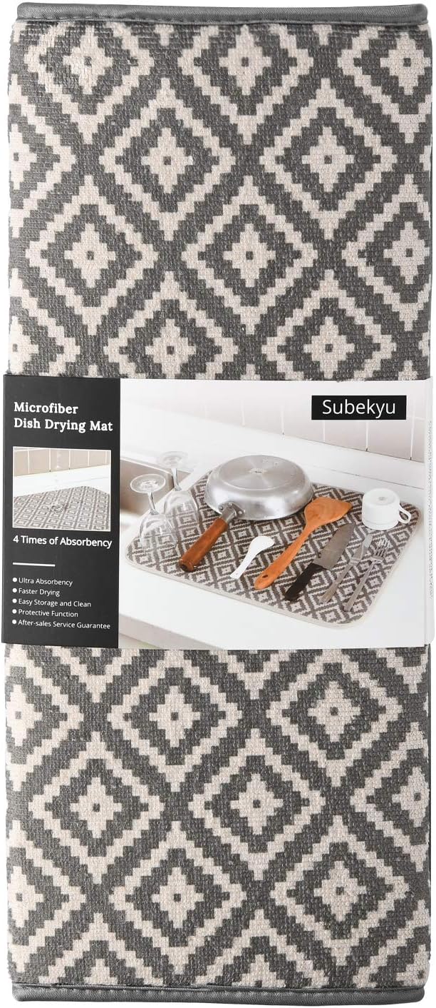 SUBEKYU Microfiber Dish Drying Mat - Image 8