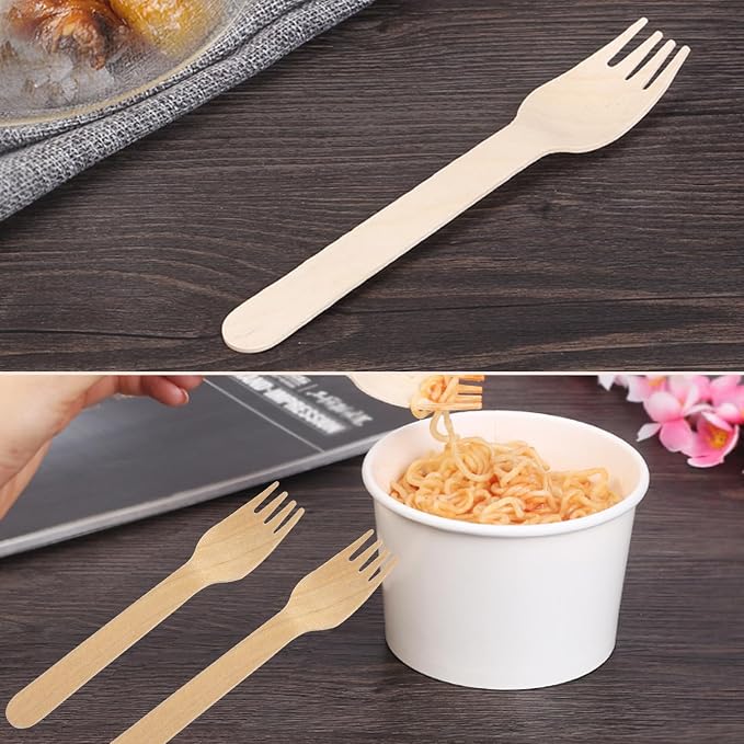 Perfect Stix Disposable Wooden Forks - Image 2