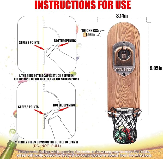 Beer Bottle Opener Wall Mounted - Image 3
