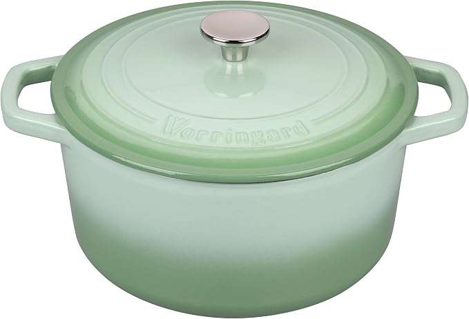 VORRINGARD Enameled Cast Iron Dutch Oven Pot - Image 4