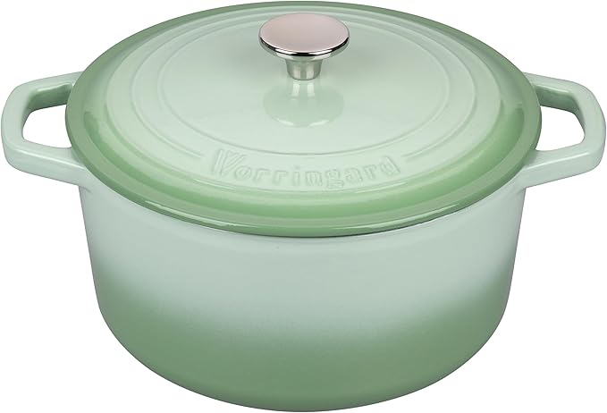 VORRINGARD Enameled Cast Iron Dutch Oven Pot - Image 4