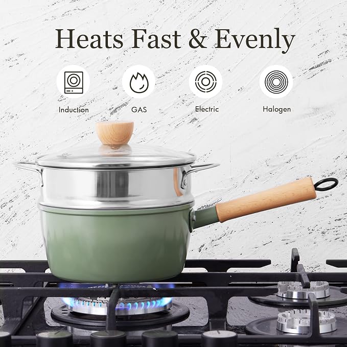 ROCKURWOK Ceramic Nonstick Sauce Pan, 3 QT Pot - Image 6