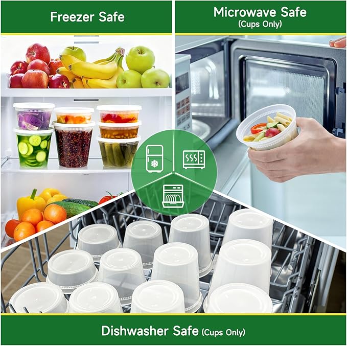 Dealusy 50 Set 32 oz Deli Containers - Image 5