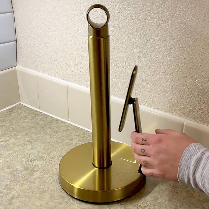 theaoo Heavy-Duty Stainless Steel Paper Towel Holder - Image 6