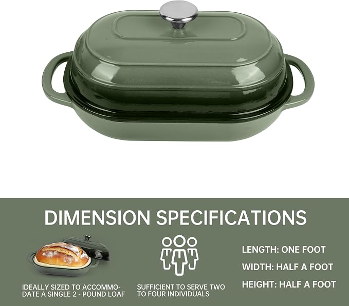 Premium Enameled Cast Iron Dutch Oven - Image 2