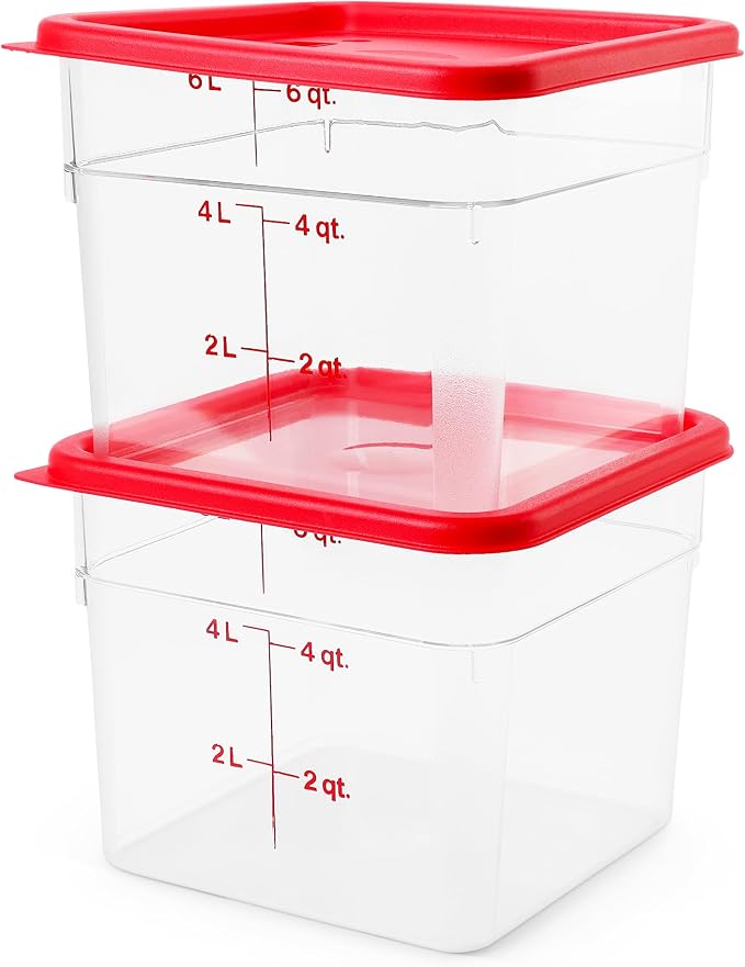 Cambro Food Storage Container - 6 QT Square - Image 2