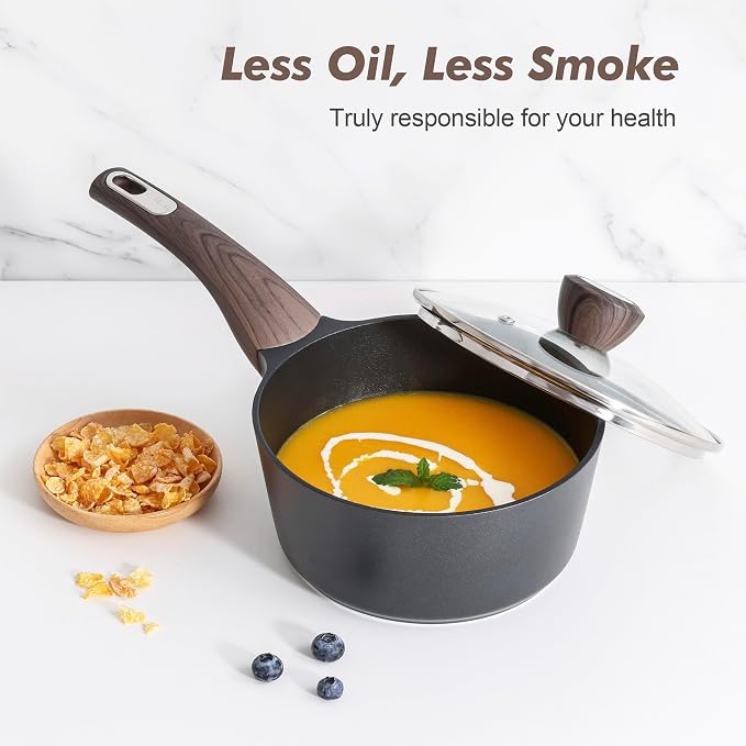 SENSARTE Pots and Pans Set Non stick, Non toxic Healthy Induction Cookware Sets - Image 7