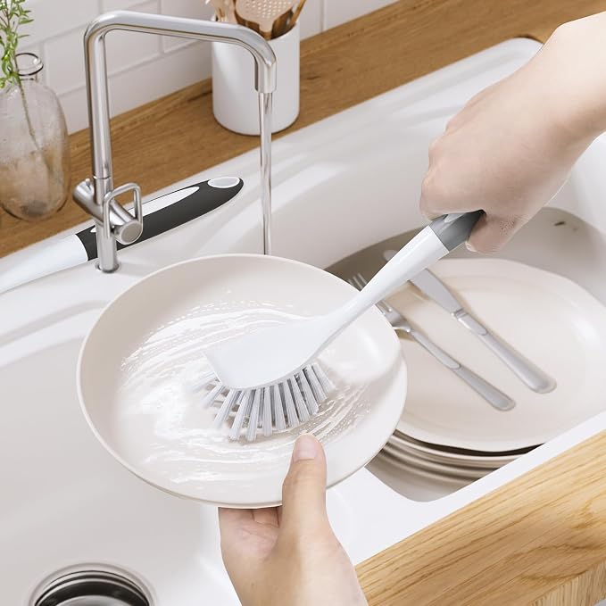Amazer Dish Brush, 2 Pack Dish Scrubber - Image 8