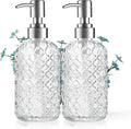 14 Oz Refillable Glass Soap Dispenser by Kaishun