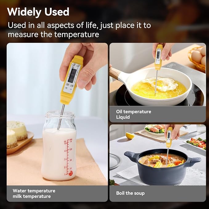 Akozon Digital Food Thermometer Automatic Calibration Pen High Accuracy - Image 7