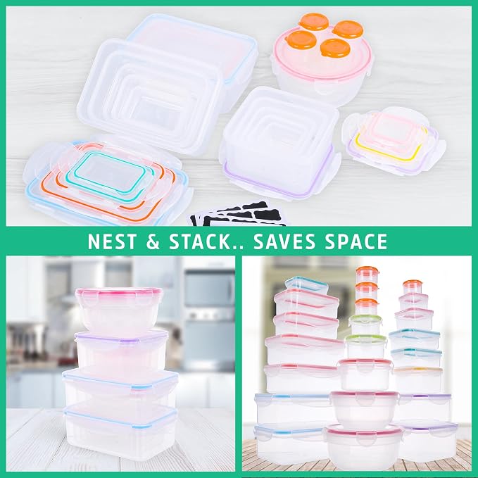 RockBerry 46 PCS Food Storage Containers - Image 2
