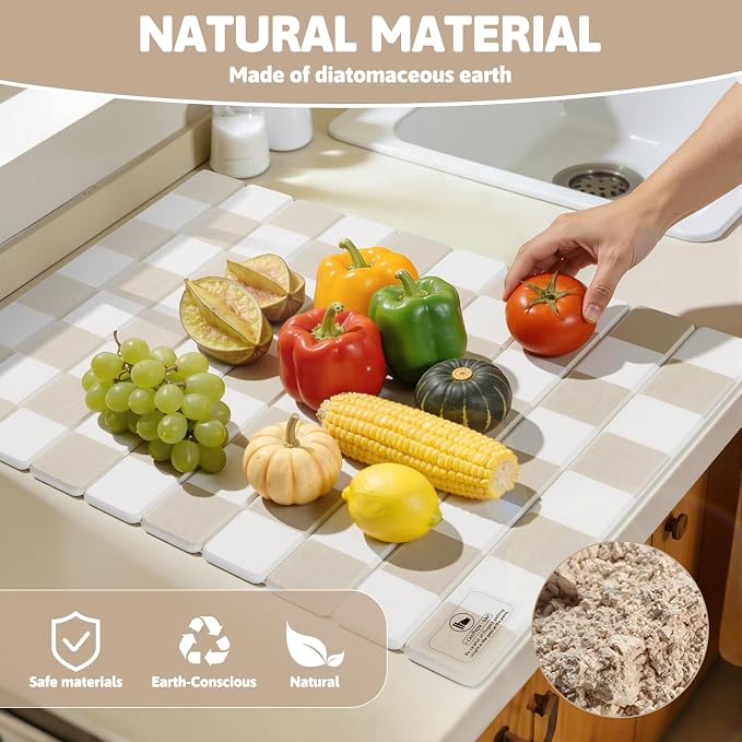 Yamaziot Large Stone Drying Mat - Image 4