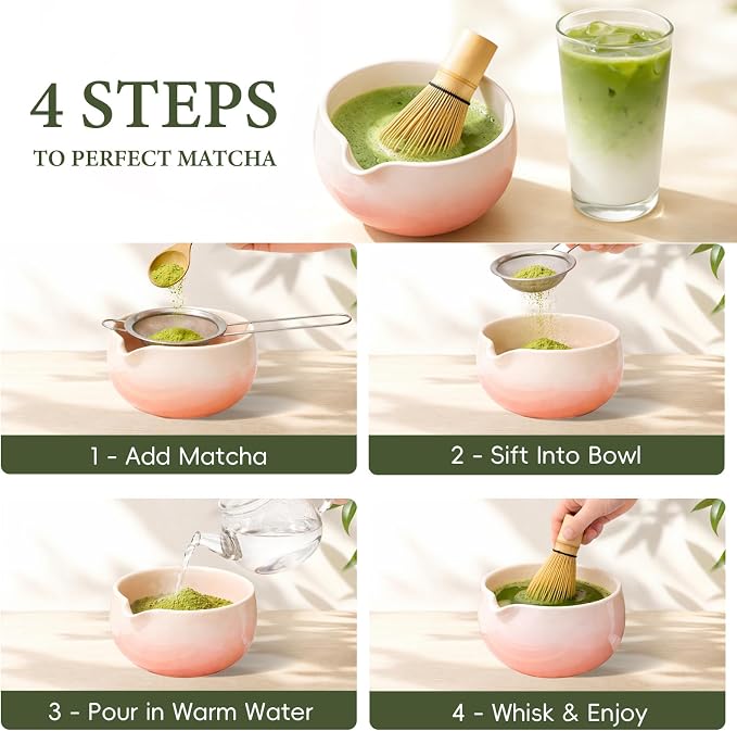 Matcha Whisk - Bamboo 100 Prong Handcrafted Natural Whisk - Image 9