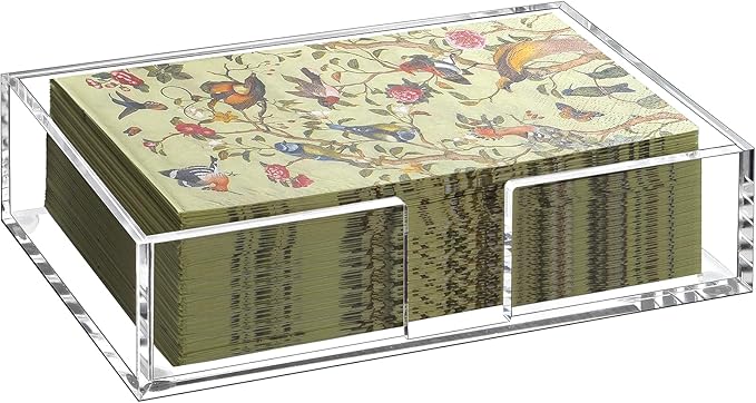 Kordory Acrylic Guest Towel Holder Tray by Kordory