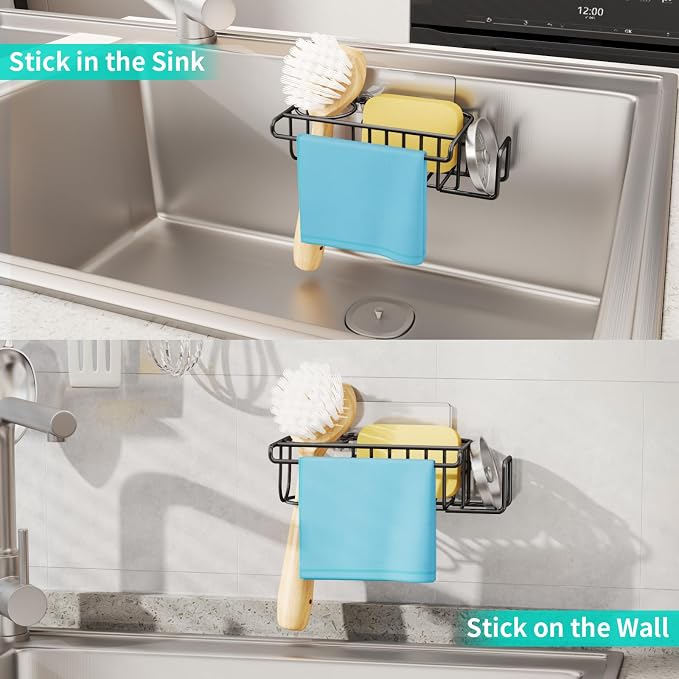 HapiRm 4 in 1 Kitchen Organizers and Storage, SUS304 Stainless Steel Brush - Image 5