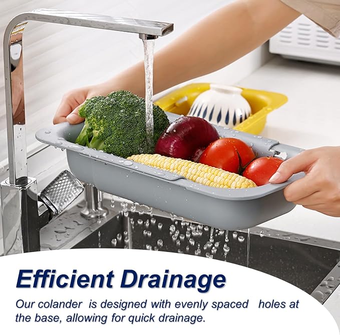 Extendable Sink Colander Strainer Basket - Image 4