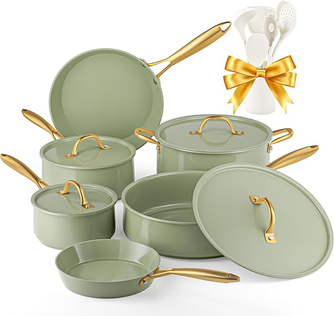 VONIKI Ceramic Cookware Set by VONIKI