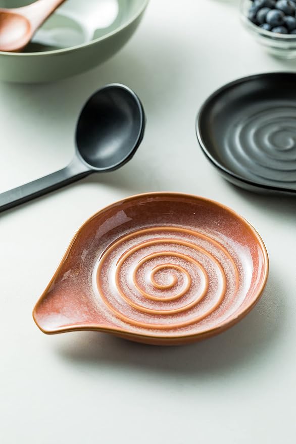 Spoon Rest, Ceramic Cooking Spoon Holder - Image 4