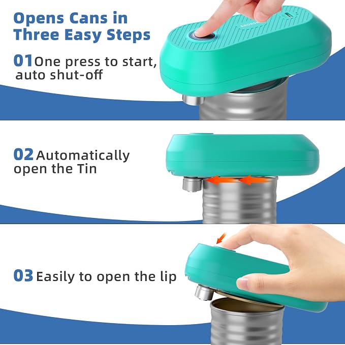 Auto Electric Can Opener, Rechargeable Can Openers - Image 4