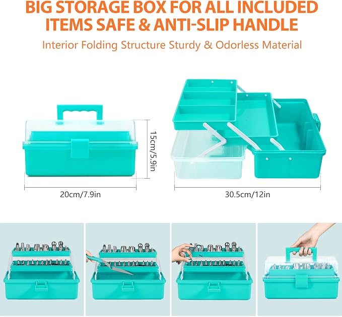 Cake Decorating Supplies Tools Kit: 358 pcs Baking Accessories - Image 6