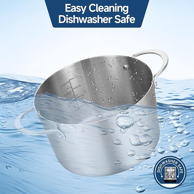 LOLYKITCH 3 Quart Stainless Steel Steamer Pot - Image 6