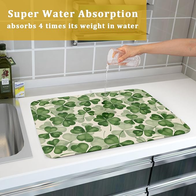 St Patrick's Day Dish Drying Mat - Image 7