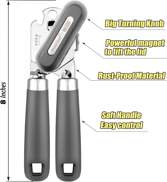 Can Opener, No-Trouble-Lid-Lift Manual Handheld Can Opener - Image 3