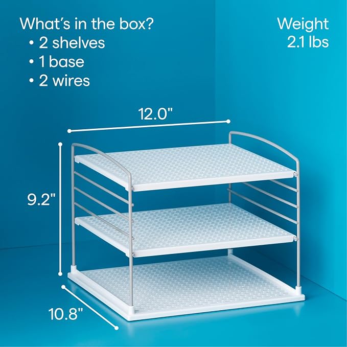 YouCopia UpSpace Cabinet Box Organizer, Adjustable Kitchen and Pantry Shelf - Image 4