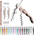 HYZ 2-Pack Wine Opener Waiter Corkscrew, Professional Wine Key by HYZ