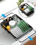 Kitsure Dish Drying Rack for Kitchen Counter, Stainless Steel Sink Organization by Kitsure