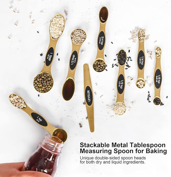 Magnetic Measuring Spoons Set Stainless Steel - Image 5