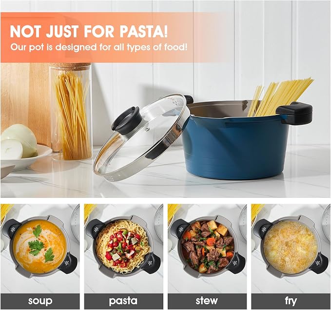ACTIV CUISINE 8.5qt Pasta Pot - Image 5