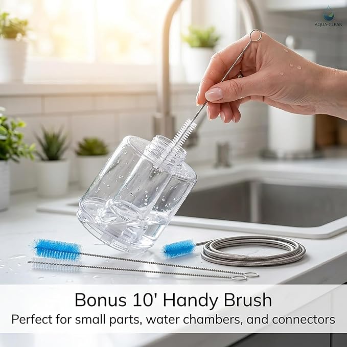 67" Flexible Drain Brush Set, Double Ended Long Hose Pipe Cleaner - Image 7