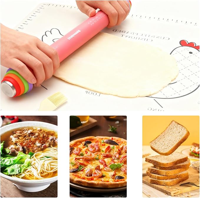 3Pcs Adjustable Rolling Pin Sets - Image 7