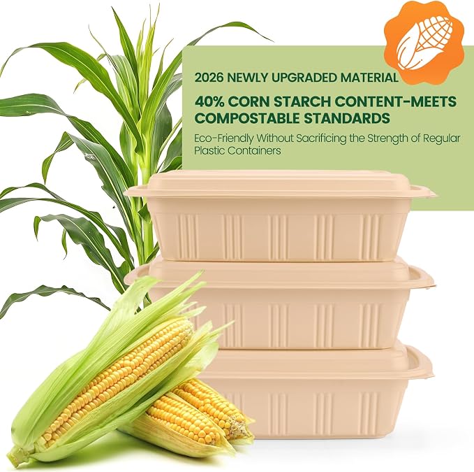 100 Piece Meal Prep Containers - Image 7