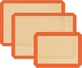 Silicone Baking Mat Set of 3, Silicone Baking Mats Cookie Sheet, Non-Stick Mats by Dwavele