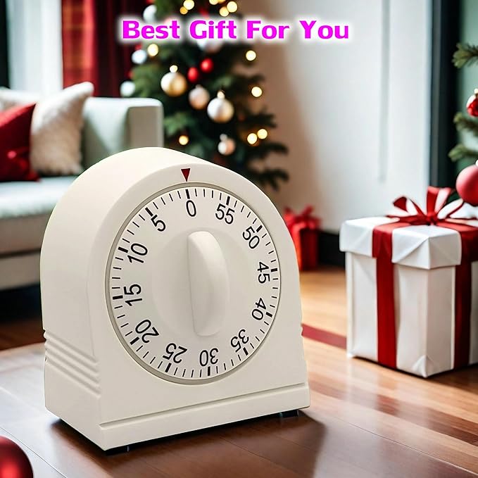 60 Minute Wind Up Timer, Visual Mechanical Timer - Image 7