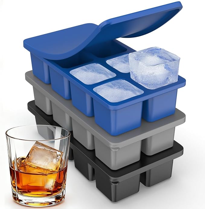 Large Silicone Ice Cube Trays by ZDPMK