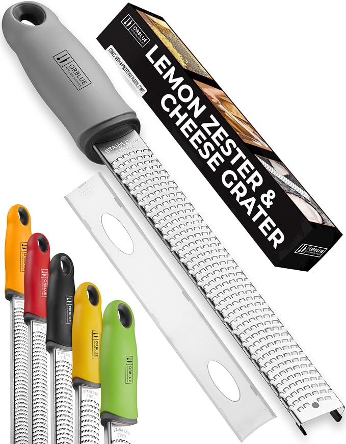 Orblue Lemon Zester & Cheese Grater by Orblue