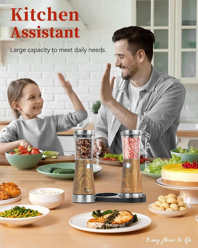 Electric Salt and Pepper Grinder Set - Image 8