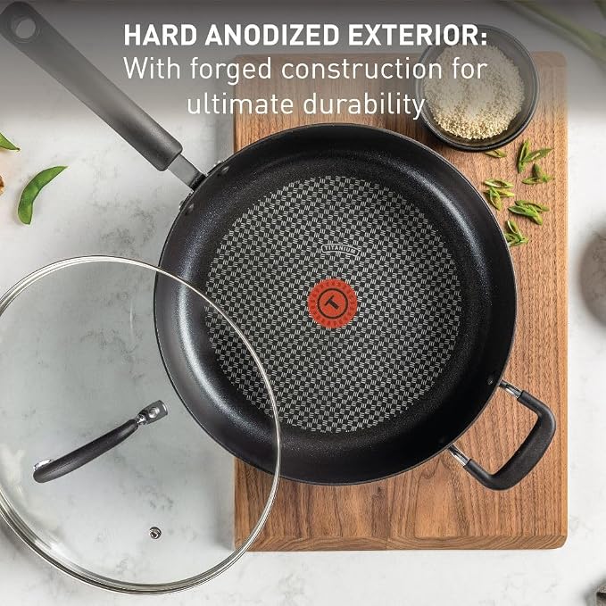 T-Fal Ultimate Hard Anodized Nonstick Fry Pan - Image 2