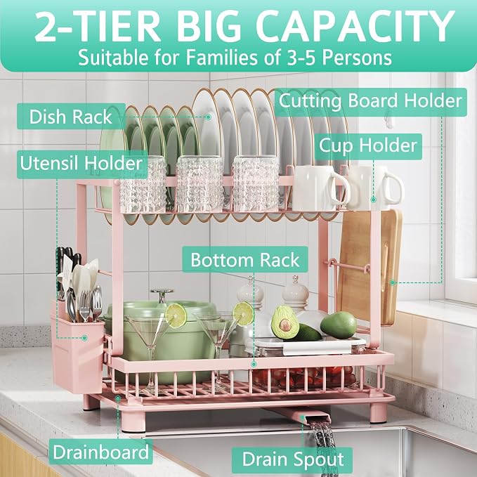 Multifunctional Dish Drying Rack - Image 2