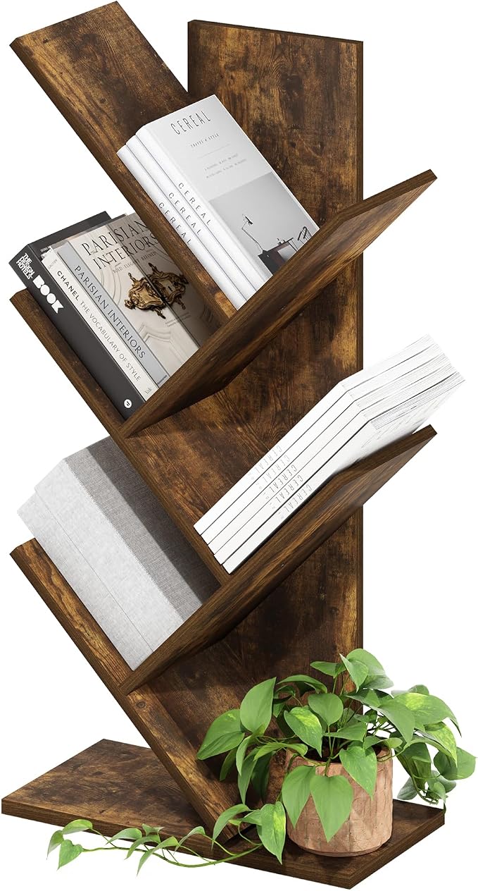 Furinno Tree Book Shelf, 5-Tier Bookshelf by Furinno-FitsYourSpaceFitsYourBudget